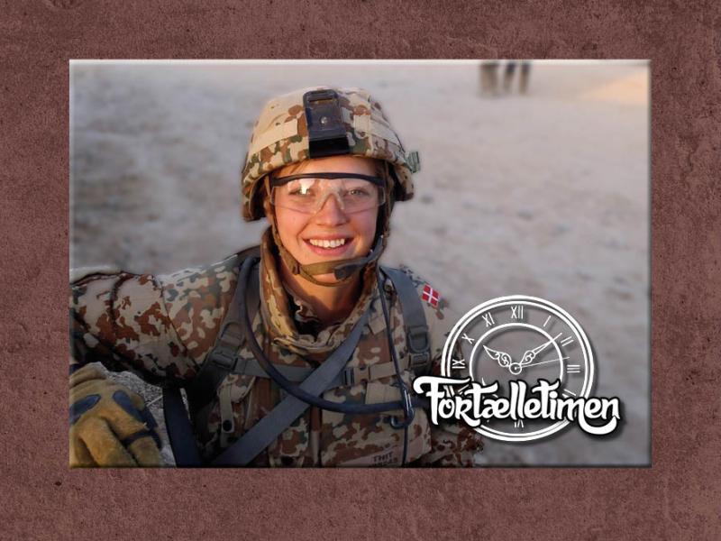 Portræt af Thit Gaarskjær i uniform 