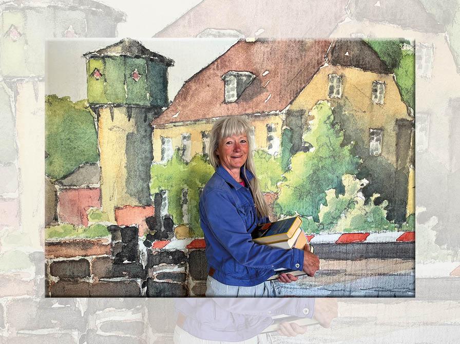 Portræt af Lone Gaarskjær Schulz på KulturStationen i Skørping