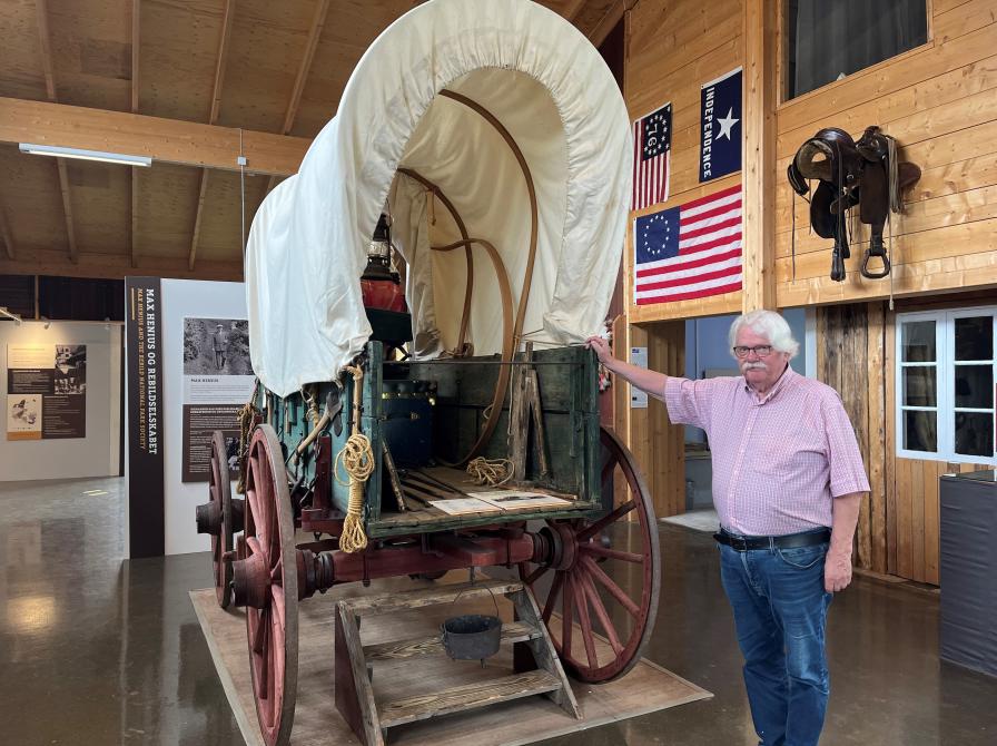 Portræt af museumsinspektør Niels Jørgen Østergaard